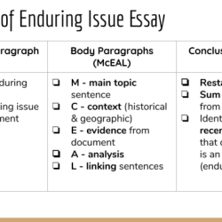 What is a enduring issue