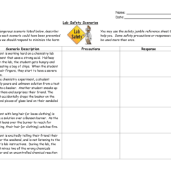 Lab safety worksheet answer key pdf