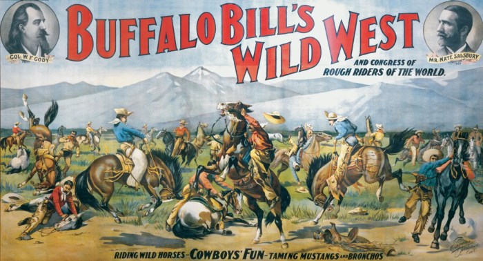 Wild west shows apush definition