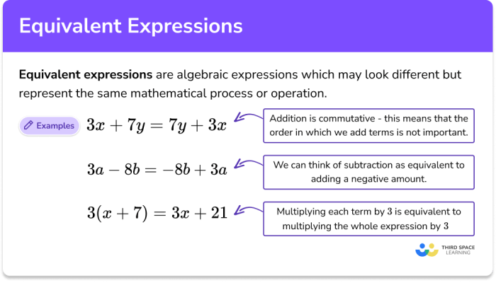 Which expression is equivalent to 3