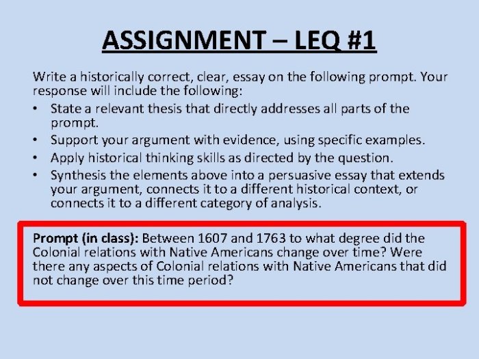 Ap world unit 7 leq prompts